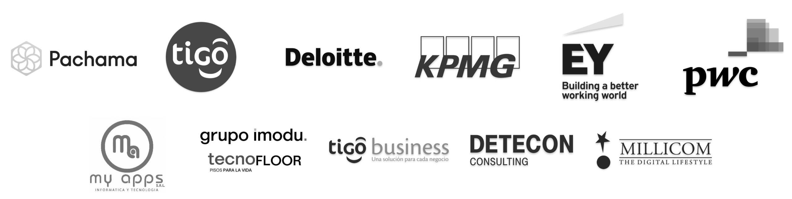 Algunas de las empresas líderes con las que he trabajado